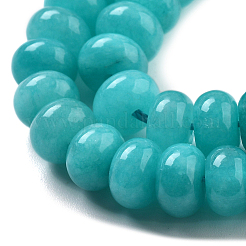 2 нити бусин из натурального белого нефрита&nbsp;G-PA0001-23B