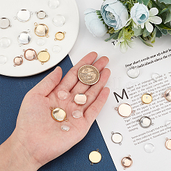 Набор для самостоятельного изготовления плоских круглых звеньев&nbsp;DIY-SC0018-10