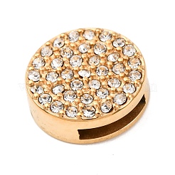 Подвески-слайдеры из нержавеющей стали 304 со стразами STAS-P421-04B-G