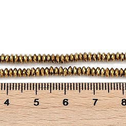 Гальванические нити из синтетических немагнитных гематитовых бусин G-H072-G01-01