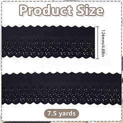 7.5 ярд хлопковых цветочных кружевных лент OCOR-HY0001-59A