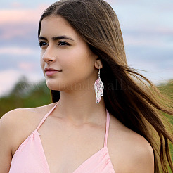 Набор для самостоятельного изготовления подвесных сережек-крыльев из прозрачной смолы&nbsp;DIY-TA0010-23