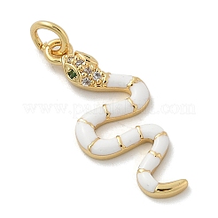 Латунные микро проложить кубического циркония подвески&nbsp;KK-H494-01G-02