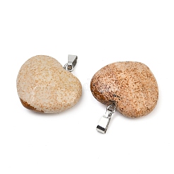 Естественного изображения яшмы подвески G-A281-02P-10