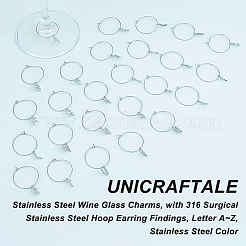 201 подвеска для бокала вина из нержавеющей стали AJEW-AB00146