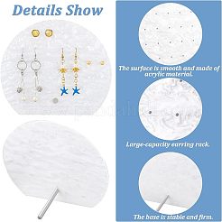 2 комплект из 2-х съемных непрозрачных акриловых подставок для сережек&nbsp;EDIS-FG0001-52