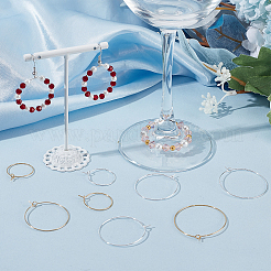 80 шт. 8 стиля 316 хирургическая нержавеющая сталь винные бокалы кольца подвески&nbsp;STAS-BBC0005-96