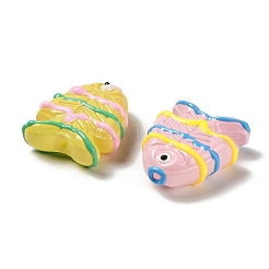 Выпечка окрашенные стеклянные бусины LAMP-I032-01