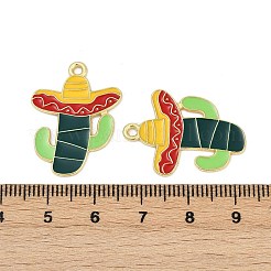 Подвески из сплава с эмалью на тему Синко де Майо&nbsp;ENAM-V001-05F-G
