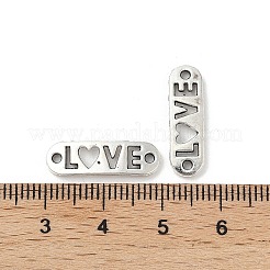 Подвески-шармы в виде любовного коннектора из сплава в тибетском стиле с лазерной резкой&nbsp;TIBE-S324-20AS