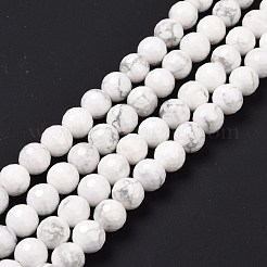 Fili di perline howlite naturale&nbsp;G-E571-29B