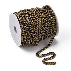 Железные кубинские звенья цепи CH-R013-9x8mm-AB-NF