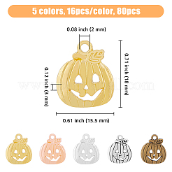 Подвески из сплава 80шт 5 цветов FIND-HY0002-48