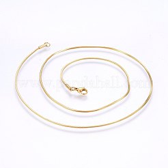 Ожерелья из нержавеющей стали 304 в виде змеиной цепи&nbsp;MAK-L015-03D