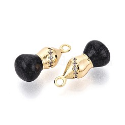 Messing micro pave klare zirkonia anhänger&nbsp;KK-N287-16G-03
