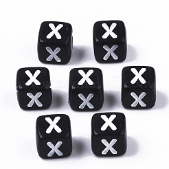 Непрозрачные акриловые бусины&nbsp;SACR-N002-01X