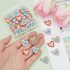 Подвески из сплава эмали 36шт 3 стиля&nbsp;ENAM-DR0001-01