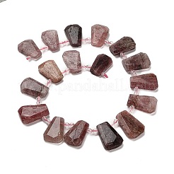 Природного кварца клубники нитей бисера&nbsp;G-H078-A02-01