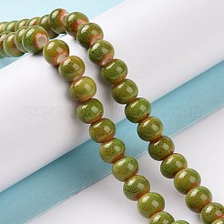 Фарфоровые бусины PORC-L019-8mm-10