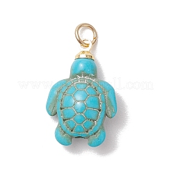 Подвески из окрашенной синтетической бирюзы&nbsp;PALLOY-JF05075