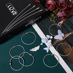 40 шт. прочные брелки из нержавеющей стали 304&nbsp;FIND-SC0012-01