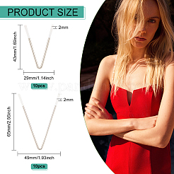 20 шт. бюстгальтер на косточках из нержавеющей стали 201 FIND-BC0004-13