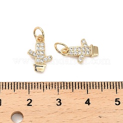 Латунные микро проложить кубического циркония подвески&nbsp;KK-B133-01G