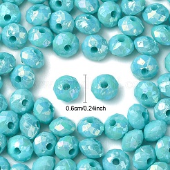 Непрозрачные акриловые бусины&nbsp;MACR-YW0003-55D