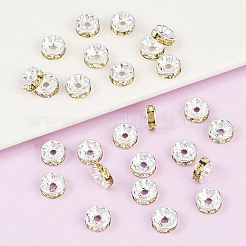 Grade ottone a strass distanziatore perline&nbsp;RB-A014-Z8mm-13S