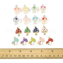 34 шт. 17 стиля осенняя тематика стойка позолоченный сплав эмалированные подвески&nbsp;ENAM-FS0003-70