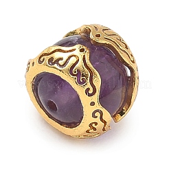 Natürliche Amethyst runde Perlen&nbsp;GG-D002-01G-02