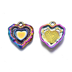 Pendentifs en alliage de couleur arc-en-ciel sertis d'émail&nbsp;PALLOY-S180-320
