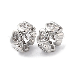 Латунные микро проложить Цирконий Европейский бисером KK-P234-24P