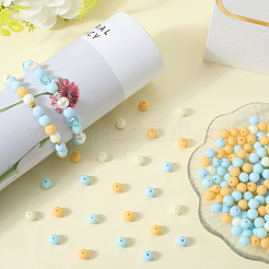 500шт прорезиненные силиконовые акриловые бусины с имитацией силикона&nbsp;OACR-SP0001-33F