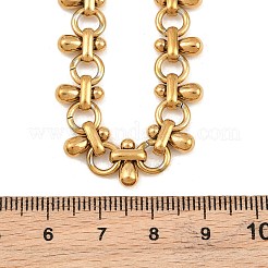 Collane a catena a goccia in acciaio inossidabile 304 per donna&nbsp;SA-CBA9061-02G