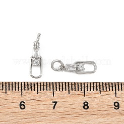 Shegrace Messing-Anhänger mit Mikropavé-Fassung aus klaren Zirkonia&nbsp;XGRQ4N378-726P