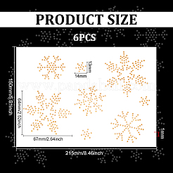 Исправление узора снежинки стразами DIY-WH0430-205F