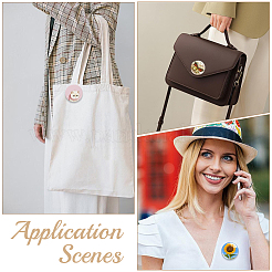 300 шт. прозрачная защитная пленка для значка питомца&nbsp;AJEW-CP0010-04B