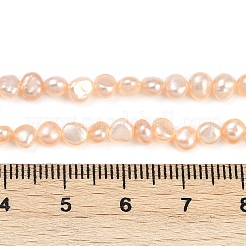 Нити из натурального культивированного пресноводного жемчуга PEAR-P064-19B-11C