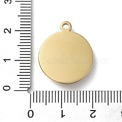 PVD-Vakuumbeschichtung 316 Edelstahlanhänger&nbsp;STAS-C090-06G-01
