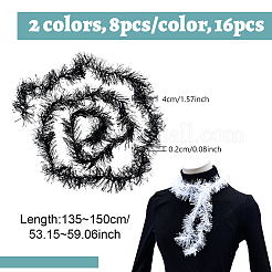 16 шт. 2 цвета искусственной шерсти аксессуары для костюма&nbsp;DIY-GA0007-93B