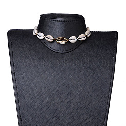 Колье-чокер в плетеном колье NJEW-JN02387-01