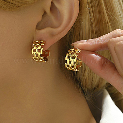 Серьги-гвоздики квадратной формы из нержавеющей стали 304&nbsp;FS3223-1