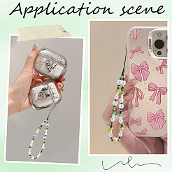2шт. ремешок для мобильного телефона с бусинами из смолы&nbsp;HJEW-GF0001-47A