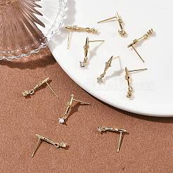 Pendientes colgantes de latón con micro circonitas cúbicas de Shegrace&nbsp;XGRQ4N692-723G