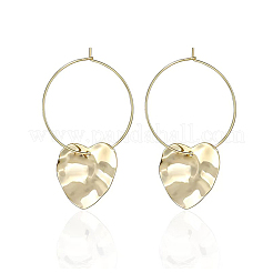 S925 серьги-кольца из стерлингового серебра в форме сердца WG5989