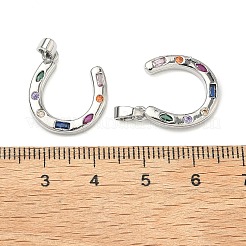 Латунные микро проложить кубического циркония подвески&nbsp;KK-H254-08P