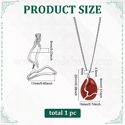 1 шт. 925 оправы для подвески из стерлингового серебра в форме кабошона STER-ME0001-43