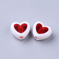 Прозрачные акриловые бусины TACR-T004-09