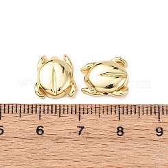 Латунные бусины в виде божьей коровки&nbsp;KK-K408-05G